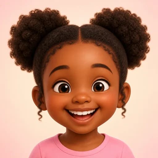 A child with a big happy smile